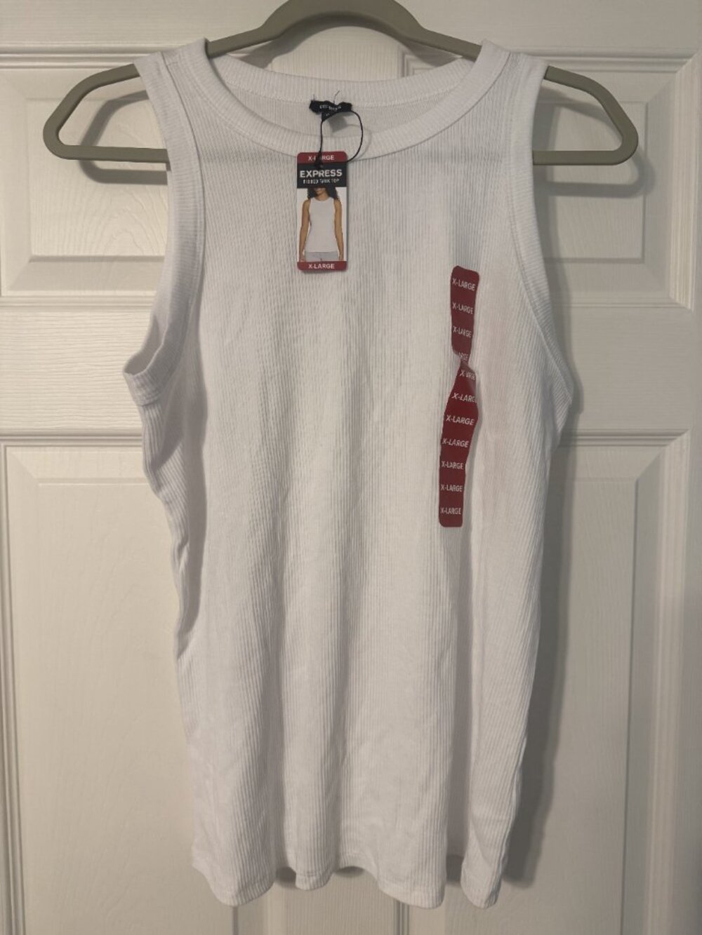 Express Women's Ribbed Tank Top - Picture 4 of 5